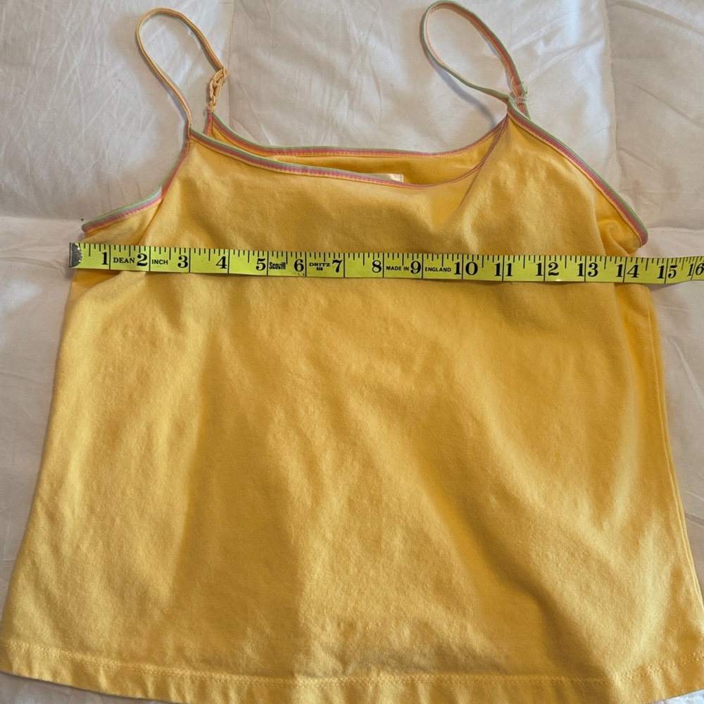Women's Yellow Pajama Tank Top only S(4-6)